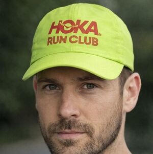HOKA Run Club Neon Green Cap